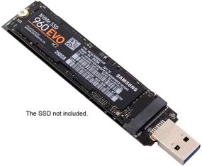 img 1 attached to CY USB 3.0 NVME Adapter M-Key M.2 NGFF SSD External PCBA Conveter RTL9210 Chipset with Case - Unleash the Power of NVME Technology for Enhanced External Data Storage