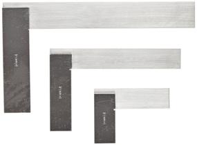 img 2 attached to 🛠️ Fowler 52-432-444-0 52-432-444 Machinist Hardened Steel Square Set, 2", 4", and 6" Blade Size - High-Quality Precision Tools for Engineers and Machinists