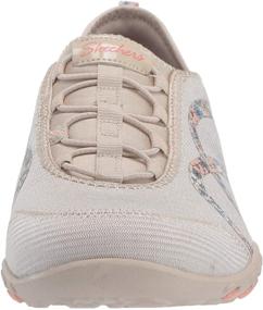img 3 attached to Skechers Womens Breathe Easy Flower Sneaker Natural