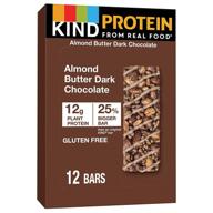 kind protein bars, almond butter dark chocolate - gluten free, rich in 12g protein logo