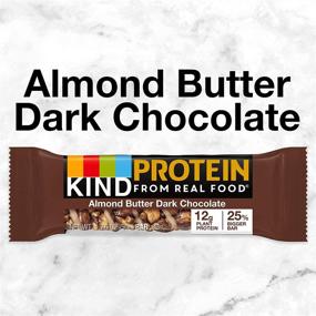 img 2 attached to KIND Protein Bars, Almond Butter Dark Chocolate - Gluten Free, Rich in 12g Protein