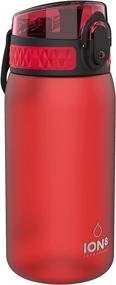 img 4 attached to Ion8 Pod Leak Proof BPA Free Kids Water Bottle - 350ml (12 oz), Frosted Scarlet: The Perfect Hydration Solution for Children (B074WGJF9S)