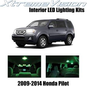img 4 attached to XtremeVision Interior LED For Honda Pilot 2009-2014 (16 Pieces) Green Interior LED Kit Installation Tool