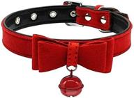 fancy red pet collar bell logo