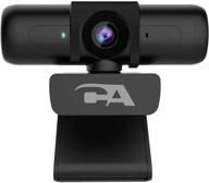 📷 1080p hd auto-focus usb webcam with microphone - ca essential webcam 1080hd-af. perfect for desktops and notebooks. features light correction and omni-directional microphone (wc-2000) logo