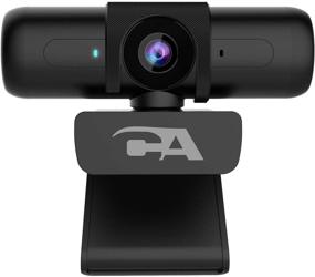 img 4 attached to 📷 1080p HD Auto-Focus USB Webcam with Microphone - CA Essential Webcam 1080HD-AF. Perfect for Desktops and Notebooks. Features Light Correction and Omni-Directional Microphone (WC-2000)