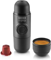 ☕ wacaco minipresso ns: портативная кофеварка для капсул nespresso original - идеально подходит для путешествий, кемпинга и любителей кофе логотип