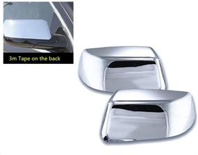 img 3 attached to Зеркальные накладки eLoveQ Chrome Half-Side для Chevrolet Tahoe/Suburban 2015-2019, GMC Yukon/Yukon XL, Cadillac Escalade/ESV (за исключением моделей с боковой камерой)