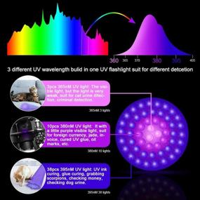 img 3 attached to Flashlight BlackLight Blacklight Ultraviolet Detector