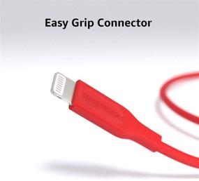img 2 attached to 🔌 Красный 1-футовый кабель Amazon Basics USB-C для зарядки с сертификатом MFi для устройств Apple iPhone 11/12 и iPad