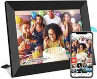 🖼️ wifi цифровая фоторамка frameo: бесперебойное обмен фотографиями и потрясающее просмотр с 10.1-дюймовым hd ips сенсорным экраном, 16гб памяти и простой настройкой логотип