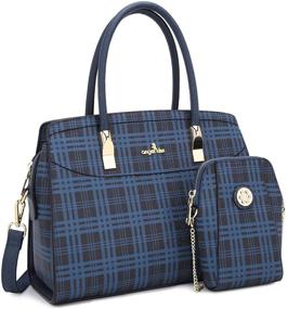 img 4 attached to 👜 Designer Women's Angel Kiss Handbags: Satchels, Wallets & Style Galore!