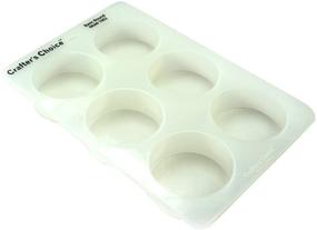 img 1 attached to 🧼 Crafters Choice - Basic Round Silicone Soap Mold (1602): Perfect for Creating Unique, Round-shaped Soaps