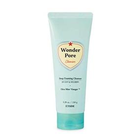 img 4 attached to 🌿 ETUDE HOUSE Wonder Pore Cleanser 150g (5 fl. Oz) for Sensitive Skin - Kbeauty Deep Foam Cleanser to Balance Sebum Levels, Cleanse Pore Impurities, Ultra Mint Vinegar for a Fresh Finish