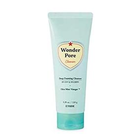 img 1 attached to 🌿 ETUDE HOUSE Wonder Pore Cleanser 150g (5 fl. Oz) for Sensitive Skin - Kbeauty Deep Foam Cleanser to Balance Sebum Levels, Cleanse Pore Impurities, Ultra Mint Vinegar for a Fresh Finish