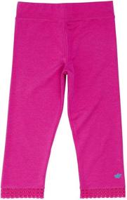 img 2 attached to 👖 Lucky Me Leggings with Tagless Waistband for Girls' Clothing