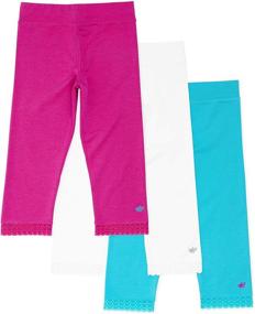 img 4 attached to 👖 Lucky Me Leggings with Tagless Waistband for Girls' Clothing