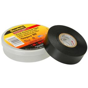 img 1 attached to 🔌 Super 88 Electrical Tape: Premium Grade, All-Weather, 8.5-mil Thick, 3/4 in x 44 ft, Black - 3M Scotch Vinyl Tape, 1 Roll