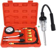 🔍 optimized petrol engine compression tester kit (8 pcs) and universal in-line spark plug engine tester for automotive, car, lawnmower, small & big internal/external engines diagnostic logo