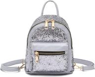 girls sequin backpack leather purse women's handbags & wallets logo