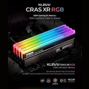 img 1 attached to 💾 KLEVV CRAS XR RGB 16GB DDR4 Gaming OC Memory - High Performance Desktop Gaming RAM 3600MHz CL18 XMP 2.0 (KD48GU880-36A180Z)