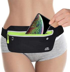 img 2 attached to 🏃 Slim Running Belt Fanny Pack: Efficient Fitness Waist Bag for Phone, Ultra Light Runners Belt - Men & Women