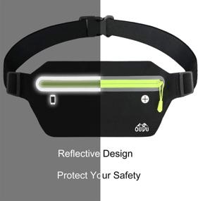 img 1 attached to 🏃 Slim Running Belt Fanny Pack: Efficient Fitness Waist Bag for Phone, Ultra Light Runners Belt - Men & Women