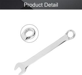 img 1 attached to Двойной комбинированный гаечный ключ Utoolmart Silver