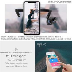 img 1 attached to 📹 ORDRO EP6 4K Head Mounted Camera Camcorder, WiFi Hands-Off Video Camera Recorder with FHD 1080P 60FPS Vlog, Webcam Capability. Includes 32GB MicroSDHC U1 Memory Card