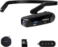 📹 ordro ep6 4k head mounted camera camcorder, wifi hands-off video camera recorder with fhd 1080p 60fps vlog, webcam capability. includes 32gb microsdhc u1 memory card logo