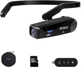 img 4 attached to 📹 ORDRO EP6 4K Head Mounted Camera Camcorder, WiFi Hands-Off Video Camera Recorder with FHD 1080P 60FPS Vlog, Webcam Capability. Includes 32GB MicroSDHC U1 Memory Card