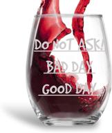 🍷 15oz crystal stemless wine glass with funny sayings - perfect gift for women, her, mom - ideal for mother's day or christmas logo