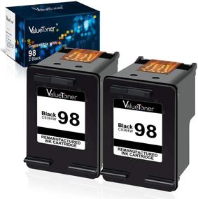 img 4 attached to 🖨️ Valuetoner Remanufactured Ink Cartridge for HP 98 (C9364WN) - Compatible with Officejet 150, 100, 6310 H470, PhotoSmart 2570, 2575, 8050, C4180, C4150, Deskjet 460, 5940, D4145, D4155 Printers (Black, 2 Pack)