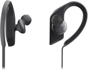img 1 attached to PANASONIC Wings Sport Headphones RP-BTS35-K - Ultra-Light Wireless Bluetooth Sport Earbud with 3D Flex Sport Clips, Microphone, Call/Volume Controller, and IPX5 Rated Water-Resistant (Black)