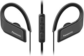 img 2 attached to PANASONIC Wings Sport Headphones RP-BTS35-K - Ultra-Light Wireless Bluetooth Sport Earbud with 3D Flex Sport Clips, Microphone, Call/Volume Controller, and IPX5 Rated Water-Resistant (Black)