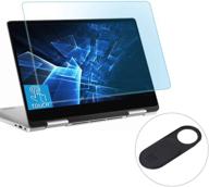 👀 mubuy eyes protection filter for dell xps 13 9365 9370 13.3" touch-screen laptop - anti blue light, anti glare screen protector to block uv and reduce fingerprint logo