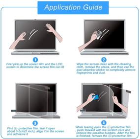 img 2 attached to 👀 MUBUY Eyes Protection Filter for Dell XPS 13 9365 9370 13.3" Touch-Screen Laptop - Anti Blue Light, Anti Glare Screen Protector to Block UV and Reduce Fingerprint
