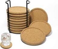 🐄 loyalpart coasters: farmhouse absorbent coasters for ultimate table protection logo