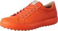 ecco mens shoes orange 1604fire sports & fitness in golf logo