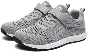 img 1 attached to Leader Show Elderly Walking Sneakers Men's Shoes in Athletic