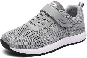 img 4 attached to Leader Show Elderly Walking Sneakers Men's Shoes in Athletic