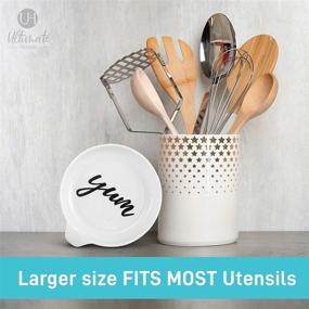 img 1 attached to Practical and Stylish Oversized Spoon Rest for Every Kitchen Countertop