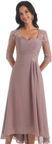 img 1 attached to Womens Sleeves Chiffon Beaded Evening Women's Clothing in Dresses