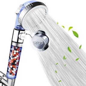 img 4 attached to 🚿 Nosame Shower Head Ⅲ: High Pressure, Water Saving 3 Mode with ON/Off Pause Function, Filtered Spa Experience for Dry Skin & Hair – 1.6 GPM Handheld Showerhead