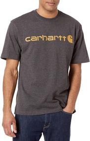 img 4 attached to Carhartt Signature Sleeve T Shirt Heather Men's Clothing and T-Shirts & Tanks