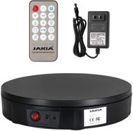 📸 professional jakia photography turntable: remote control, 11.8 inch diameter, 220lbs loading – perfect for live video shows, parties, and displays (not wireless) logo
