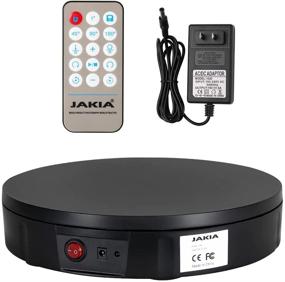 img 4 attached to 📸 Professional JAKIA Photography Turntable: Remote Control, 11.8 Inch Diameter, 220lbs Loading – Perfect for Live Video Shows, Parties, and Displays (Not Wireless)