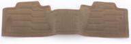 lund 783111-t catch-it tan rear carpet floor mat logo