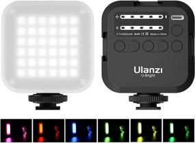 img 4 attached to Набор светодиодного видеосвета Ulanzi - камерный свет U-Bright для портативной фотосъемки с 6 цветными фильтрами, высоким CRI95+ 2700K-6500K двухцветным диммером, аккумулятором на 3000 мАч, подзаряжаемым.