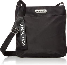 img 4 attached to 👜 Nautica Diver Nylon Small Women's Crossbody Bag: Stylish Purse with Adjustable Shoulder Strap